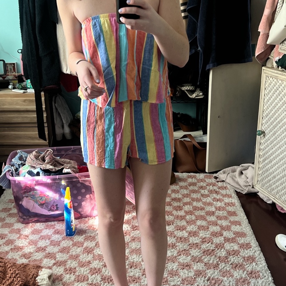 Show me your mumu size small linen romper